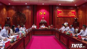 Đoàn công tác của Ban Tuyên giáo Trung ương kiểm tra việc thực hiện Chỉ thị 38 tại Tiền Giang
