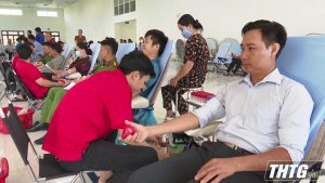 Huyện Cai Lậy tổ chức hiến máu tình nguyện đợt 1 năm 2024