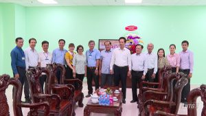 Lãnh đạo tỉnh thăm và chúc mừng Ngày Báo chí tại Đài PT&TH Tiền Giang