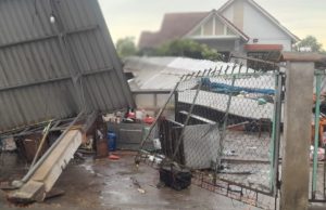 Tiền Giang: Lốc xoáy làm thiệt hại 33 căn nhà và nhiều cây ăn trái