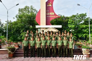 Khối Xây dựng lực lượng, Hậu cần Công an tỉnh với các hoạt động nhân kỷ niệm Ngày thương binh liệt sĩ 27-7