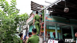 Huyện Chợ Gạo đã khắc phục xong tình hình lốc xoáy ở xã Bình Ninh