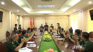 Bộ đội Biên phòng Tiền Giang trao quyết định nâng lương sĩ quan cấp Thượng tá, Đại tá năm 2024