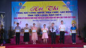   Liên đoàn Lao động huyện Châu Thành đạt  giải Nhất Hội thi Tiếng hát công nhân viên chức lao động