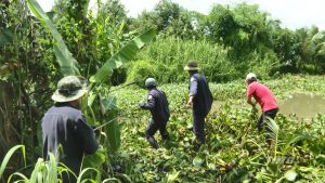 Tiền Giang kiểm tra độ thông thoáng trên các dòng kênh thủy lợi