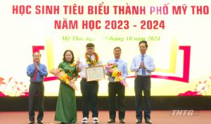 Mỹ Tho tuyên dương khen thưởng học sinh tiêu biểu năm học 2023 – 2024 