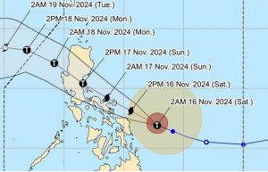 Man-yi gần đạt cấp siêu bão, có thể đổ bộ Philippines 2 lần