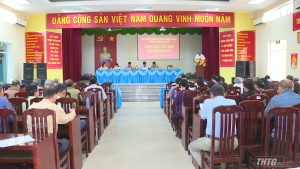 Đại biểu HĐND tỉnh Tiền Giang tiếp xúc cử tri xã Trung An thành phố Mỹ Tho